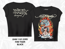 Ed Hardy Fire Tiger Cap Sleeve Tee