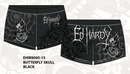 Ed Hardy Butterfly Skull Booty Biker Short