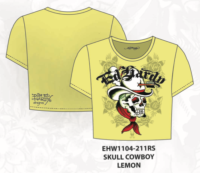 Ed Hardy Skull Cowboy Baby Tee