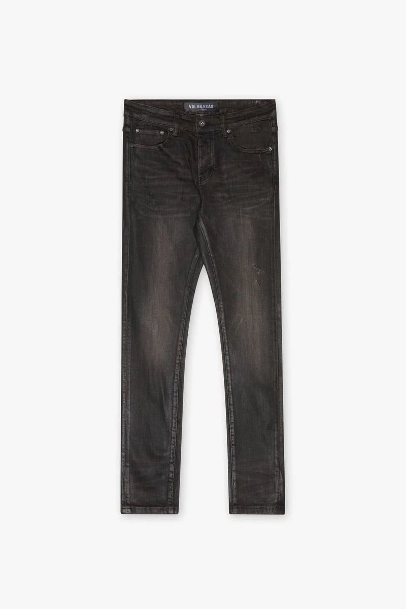 VALABASAS ZORPH Skinny Vintage Black Jeans