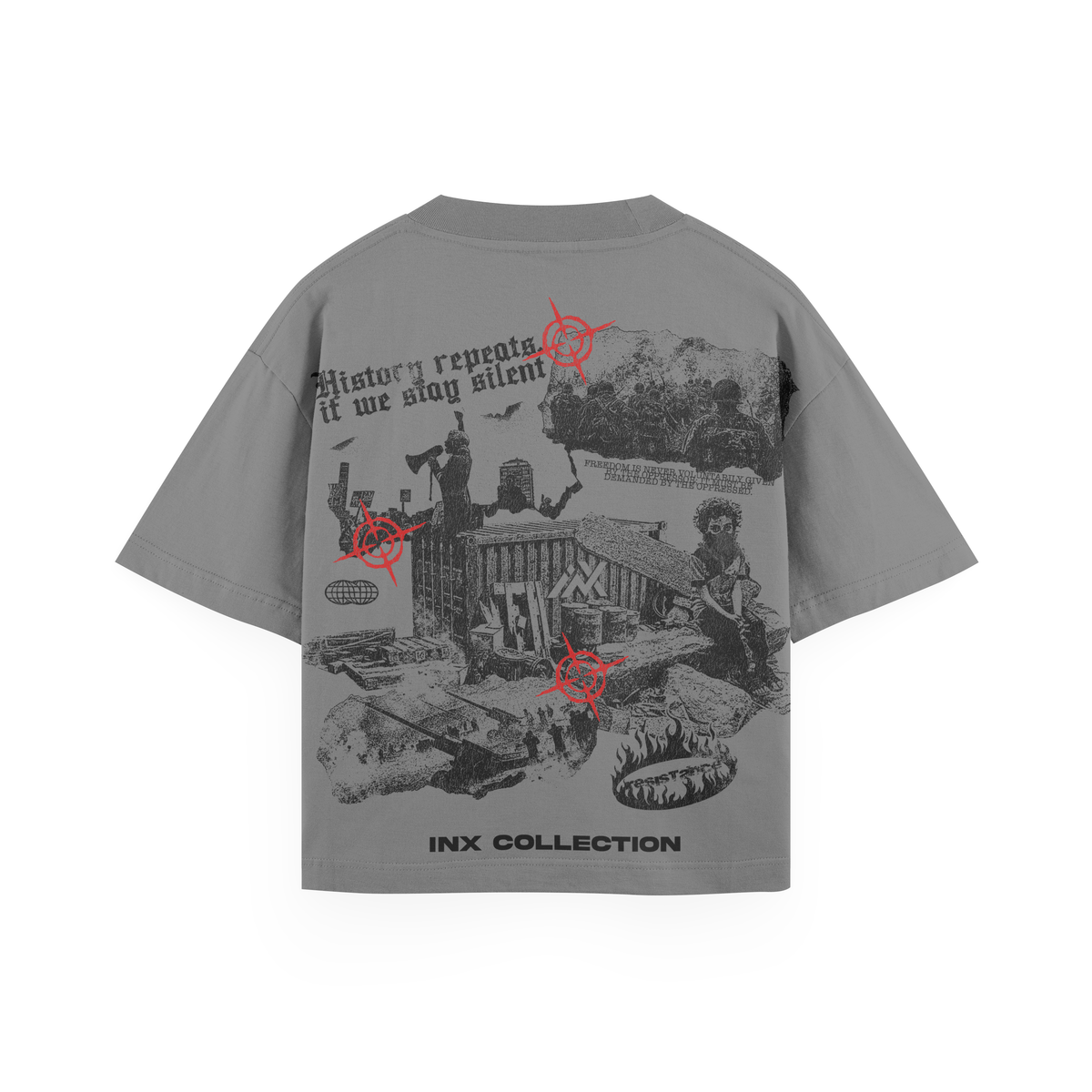 INX Resistance Is Justice Oversized Heavyweight T-Shirt