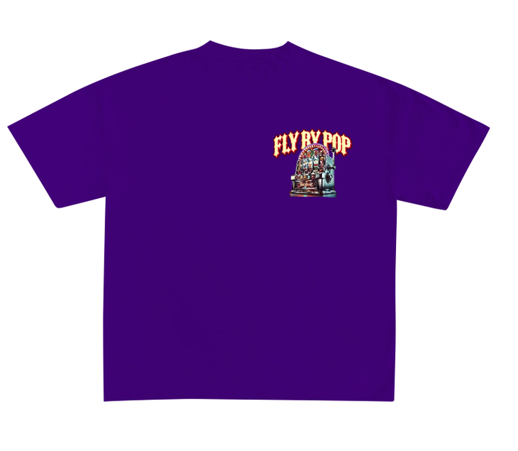 Fly By Popularity Jackpot T-Shirt – Vibrant Gaming & Streetwear Fusion