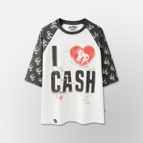 HYDE PARK I Heart Cash Raglan TEE – Bold Streetwear Graphic Tee