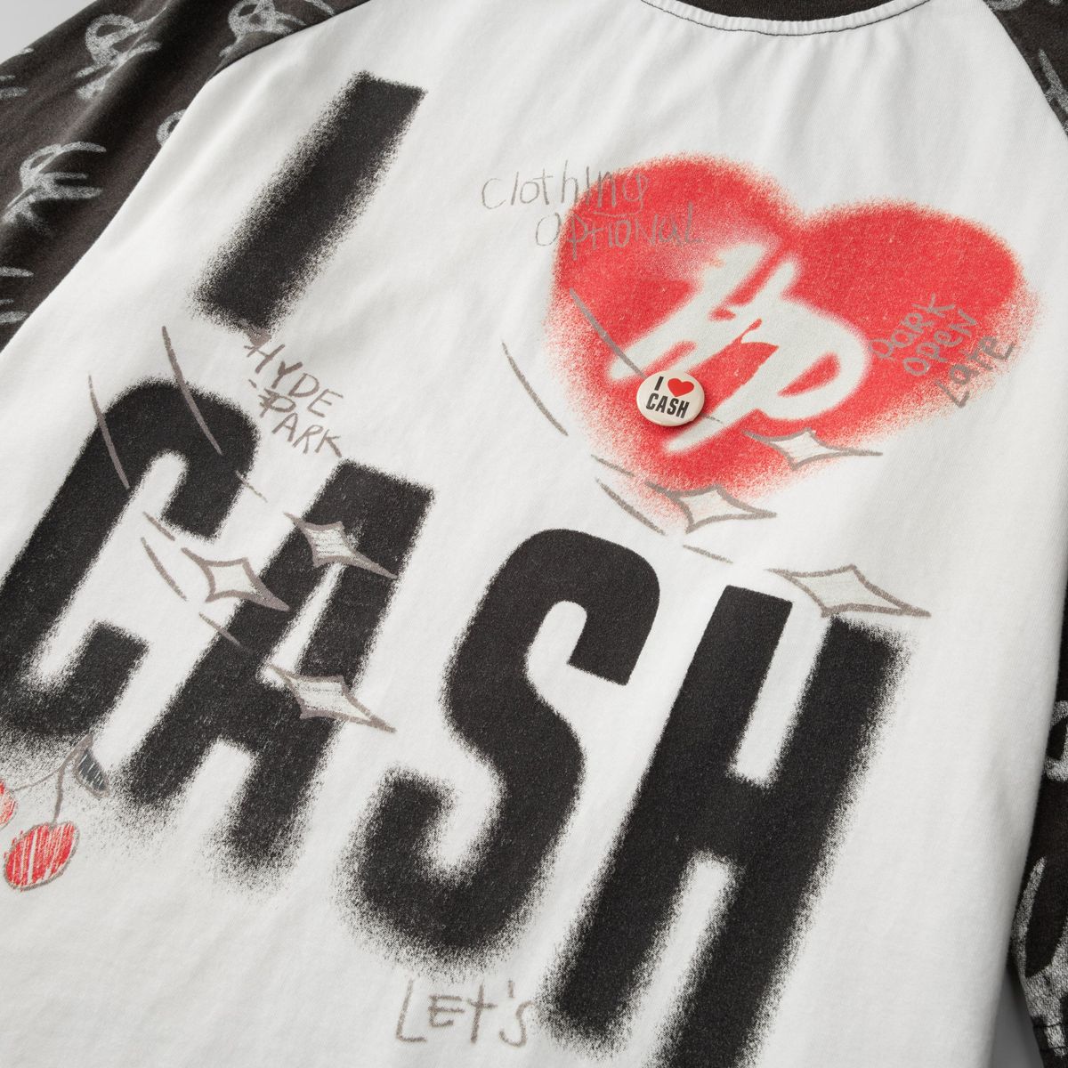 HYDE PARK I Heart Cash Raglan TEE – Bold Streetwear Graphic Tee