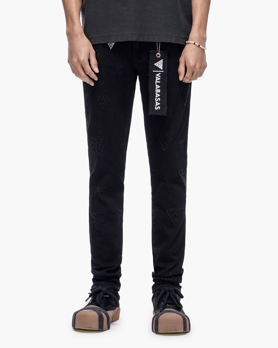 Valabasas Iso Skinny Jet Black Jeans