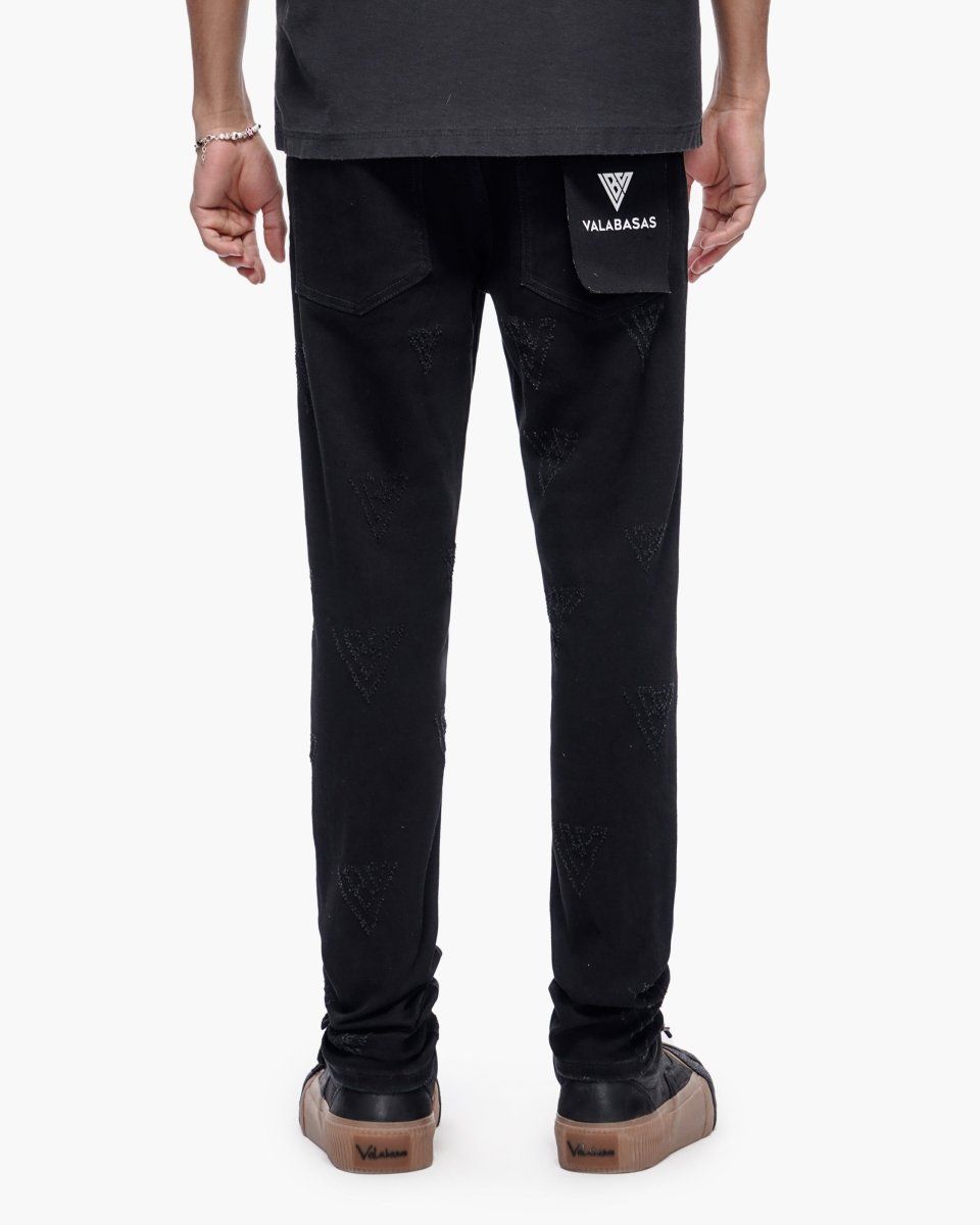 Valabasas Iso Skinny Jet Black Jeans