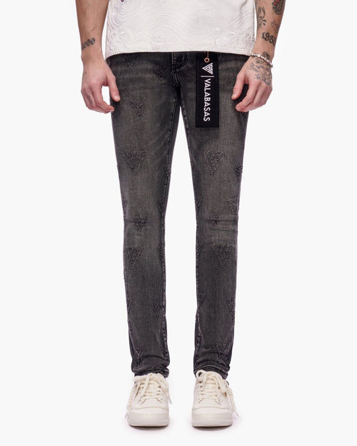 Valabasas Iso Skinny Grey Wash Jeans