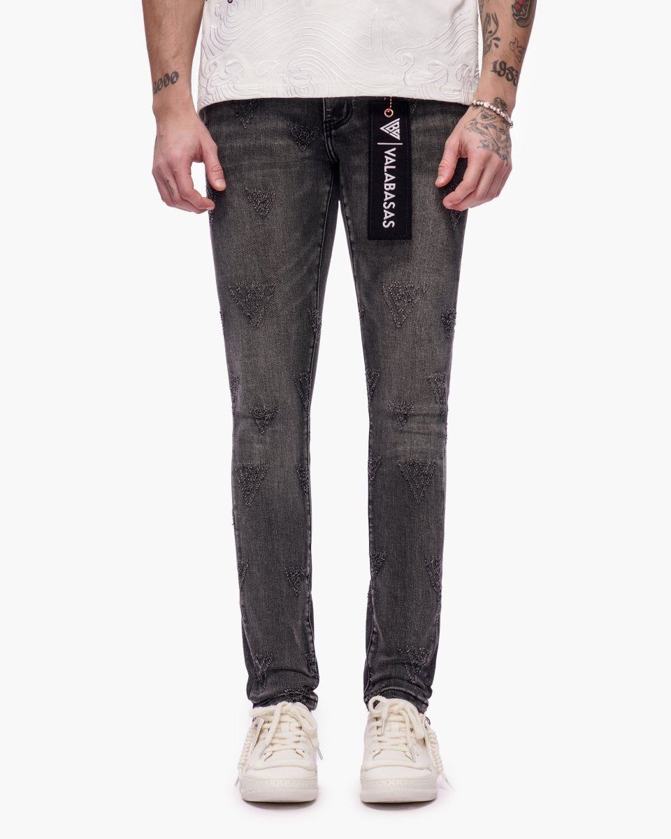 Valabasas Iso Skinny Grey Wash Jeans
