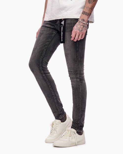 Valabasas Iso Skinny Grey Wash Jeans