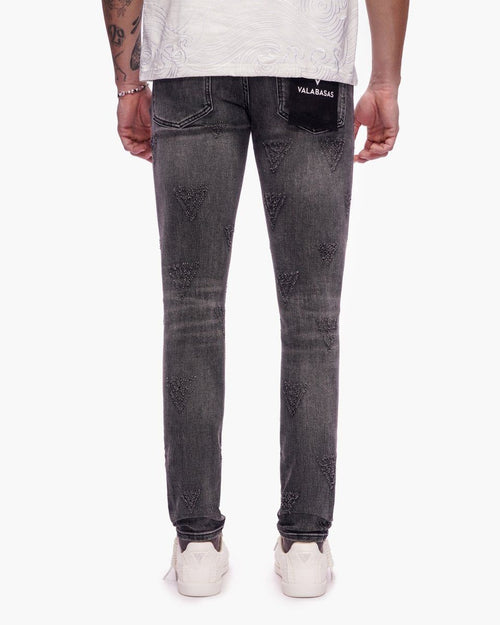 Valabasas Iso Skinny Grey Wash Jeans