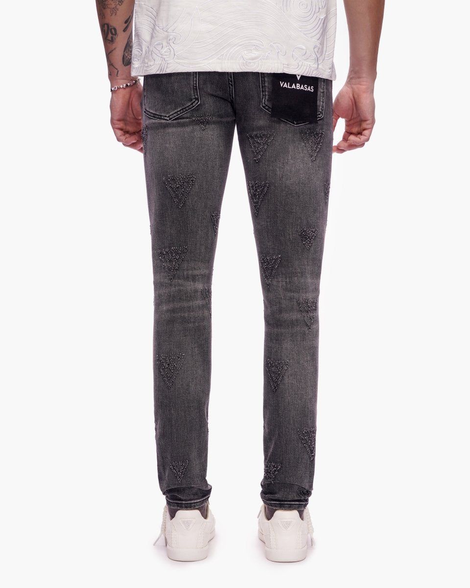 Valabasas Iso Skinny Grey Wash Jeans