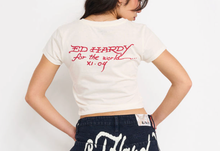 Ed Hardy Battle Horses Baby Tee