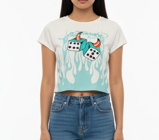 Ed Hardy DEVILED DICE BABY TEE