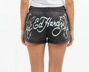Ed Hardy Panther King Fleece Short