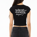 Ed Hardy Fire Tiger Cap Sleeve Tee