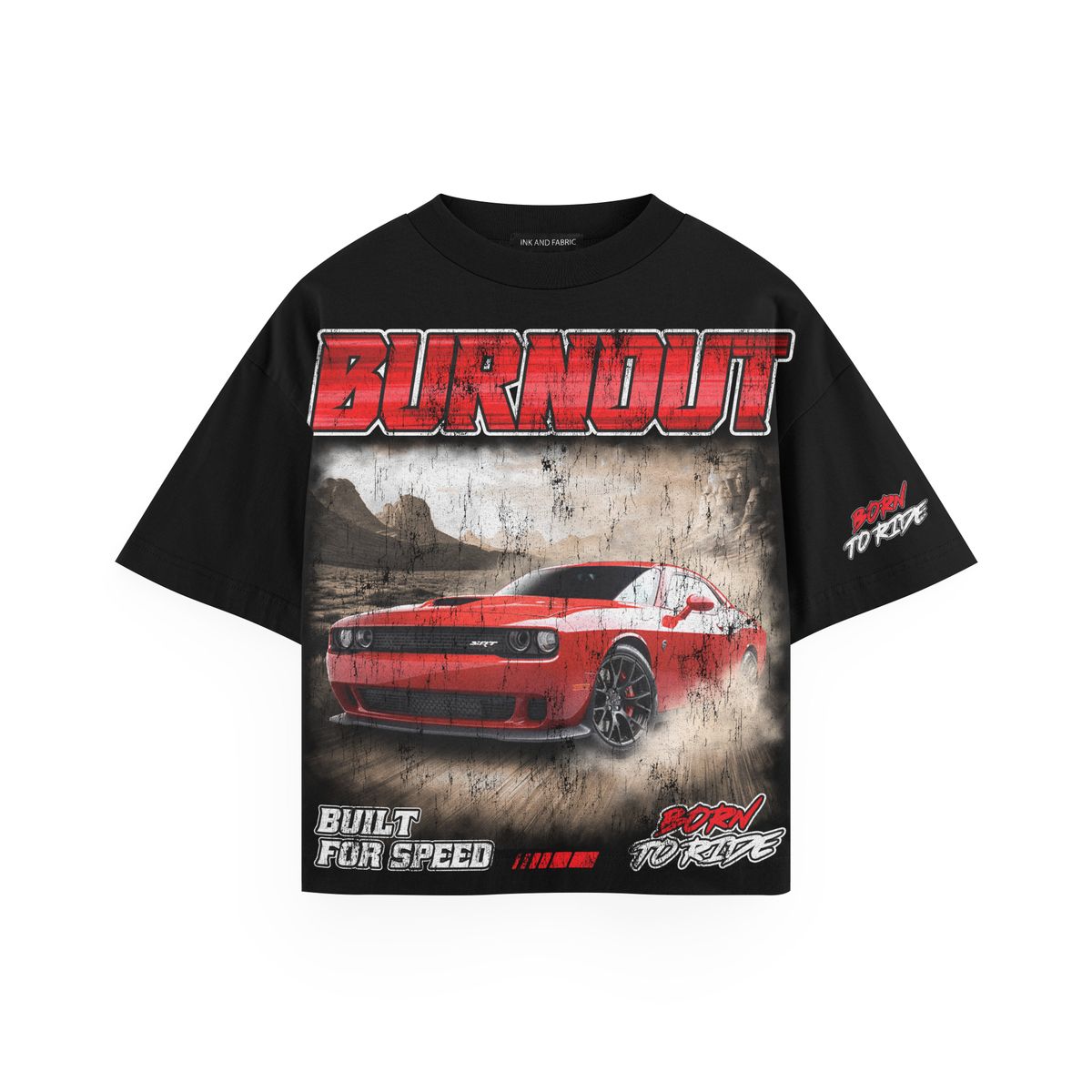 INX Burnout Oversized Heavyweight T-Shirt