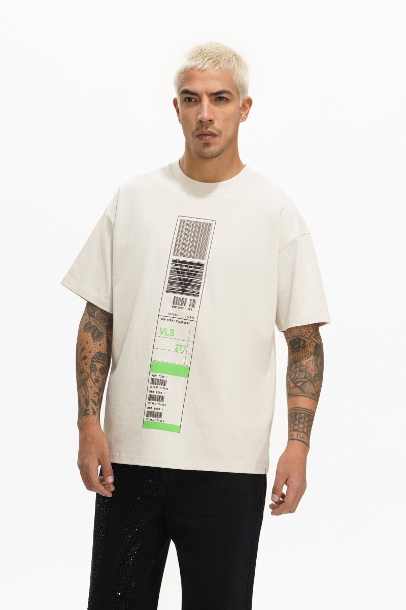 Valabasas Baggage Claim Tee Cream