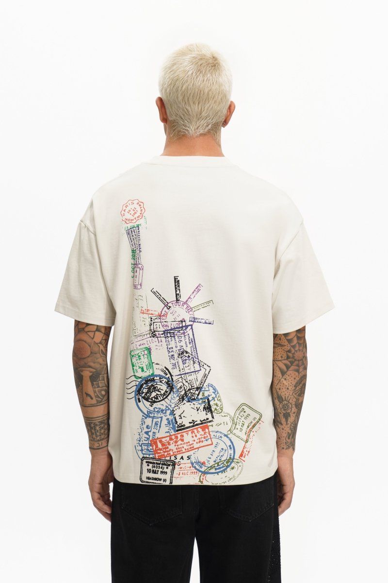 Valabasas Baggage Claim Tee Cream