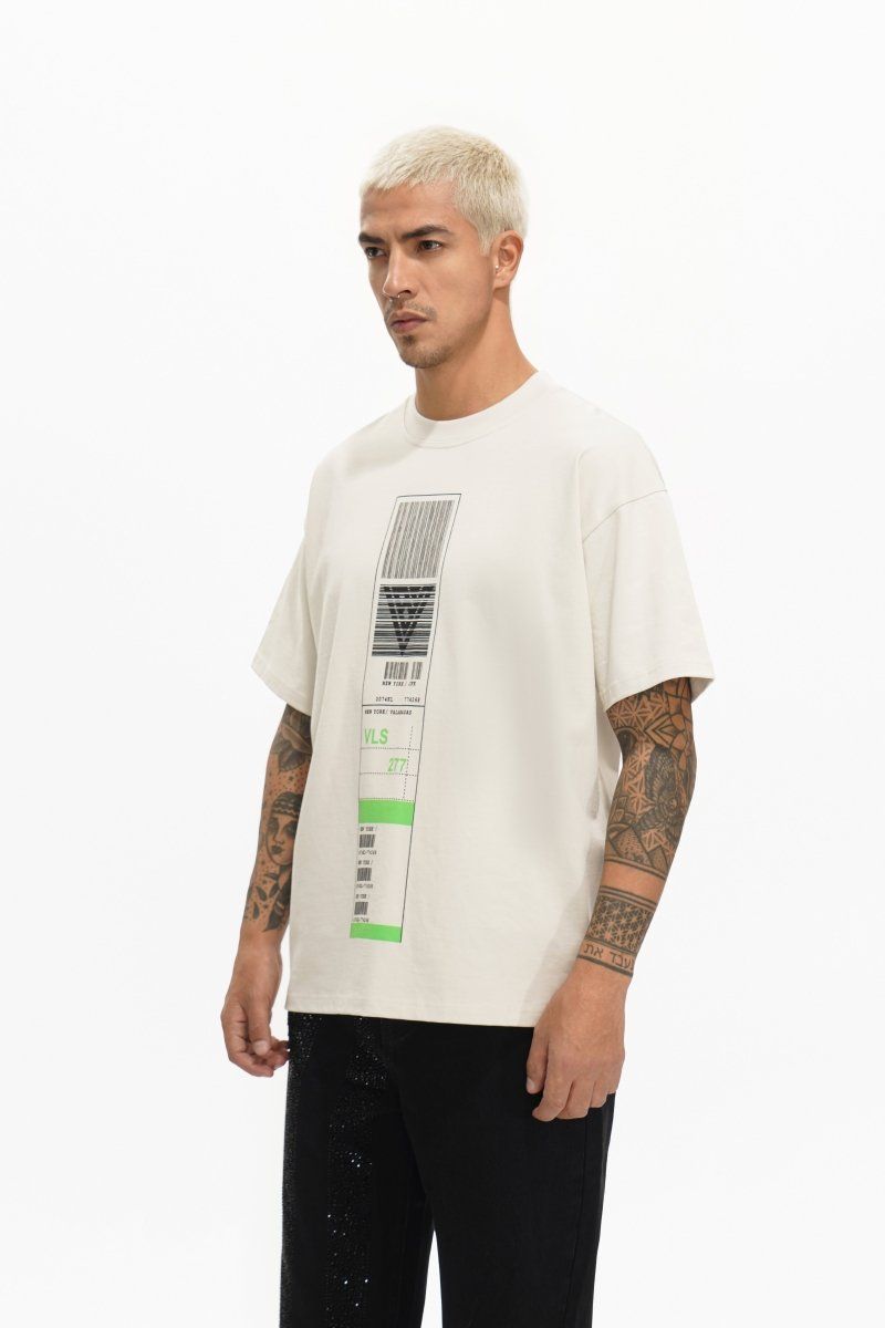 Valabasas Baggage Claim Tee Cream