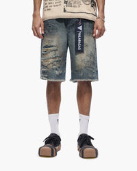 Valabasas Clipped Shorts Dirty Washed