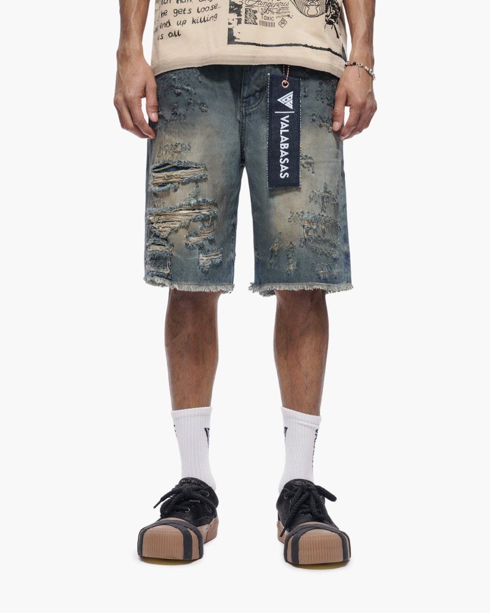 Valabasas Clipped Shorts Dirty Washed