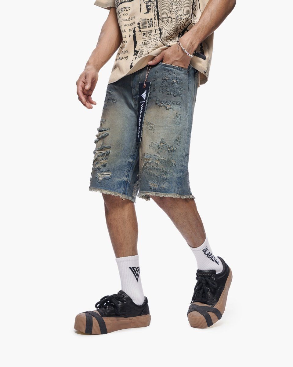 Valabasas Clipped Shorts Dirty Washed