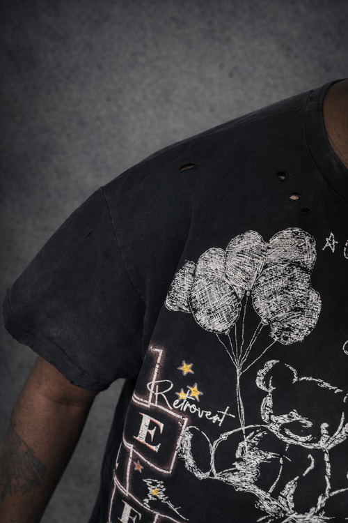 Retrovert Rhinestone Teddy T-Shirt