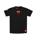 PREMIUM MILANO Melted Heart Crew Neck T-Shirt Black