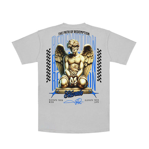 PREMIUM MILANO Redemption Crew Neck T-Shirt Gray