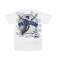 PREMIUM MILANO Elevate Your Mind Crew Neck T-Shirt White