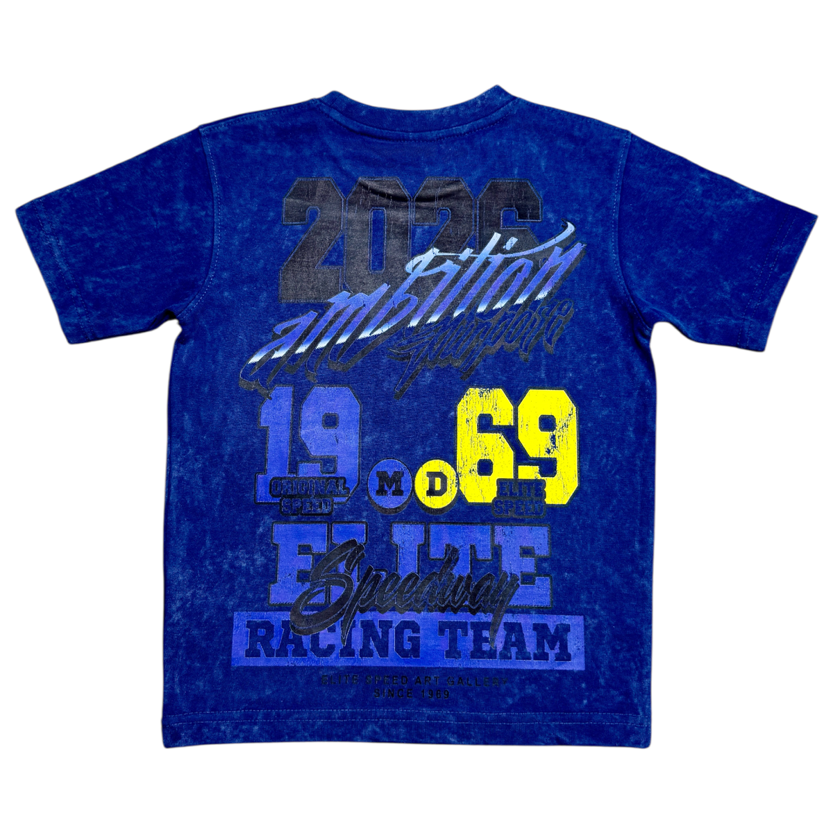Elite Premium Denim Motocross Premium Embellished Kids Tee
