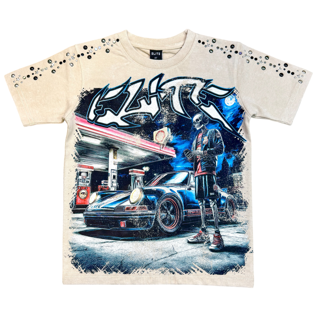 Elite Premium Denim – Night Premium Embellished Kids Tee