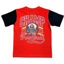 Elite Premium Denim Champ Premium Embellished Kids Tee – Red/Black