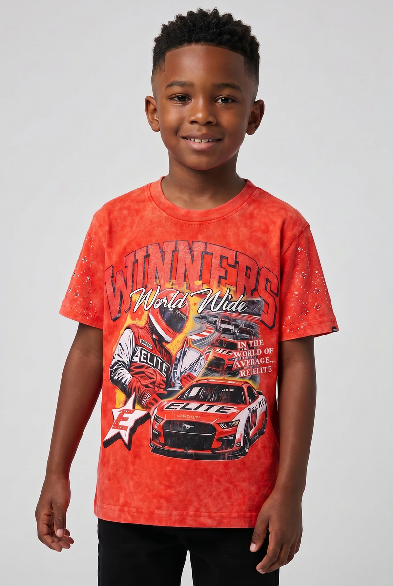 Elite Premium Denim – Winners Premium Embellished Kids Tee