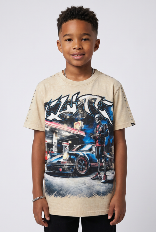 Elite Premium Denim – Night Premium Embellished Kids Tee