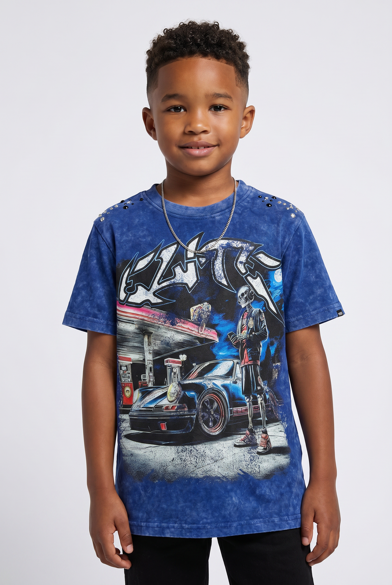 Elite Premium Denim YB Night Premium Embellished Kids Tee