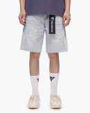 Valabasas Scrape Shorts Light Blue Wash