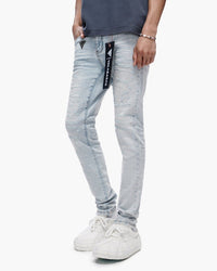 Valabasas Repair Skinny Denim Light Blue Wash