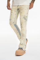 Valabasas Shed Stacked Light Bleach Blue