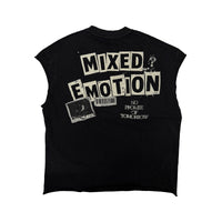 Mixed Emotions “Newspaper” Sleeveless Tee