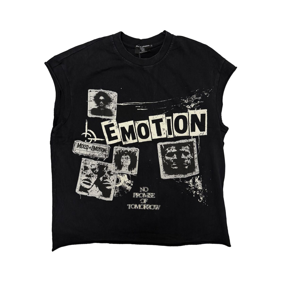 Mixed Emotions “Newspaper” Sleeveless Tee