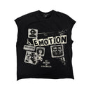Mixed Emotions “Newspaper” Sleeveless Tee