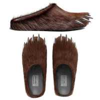 Bravest Studio Brown Bear Claw Mules