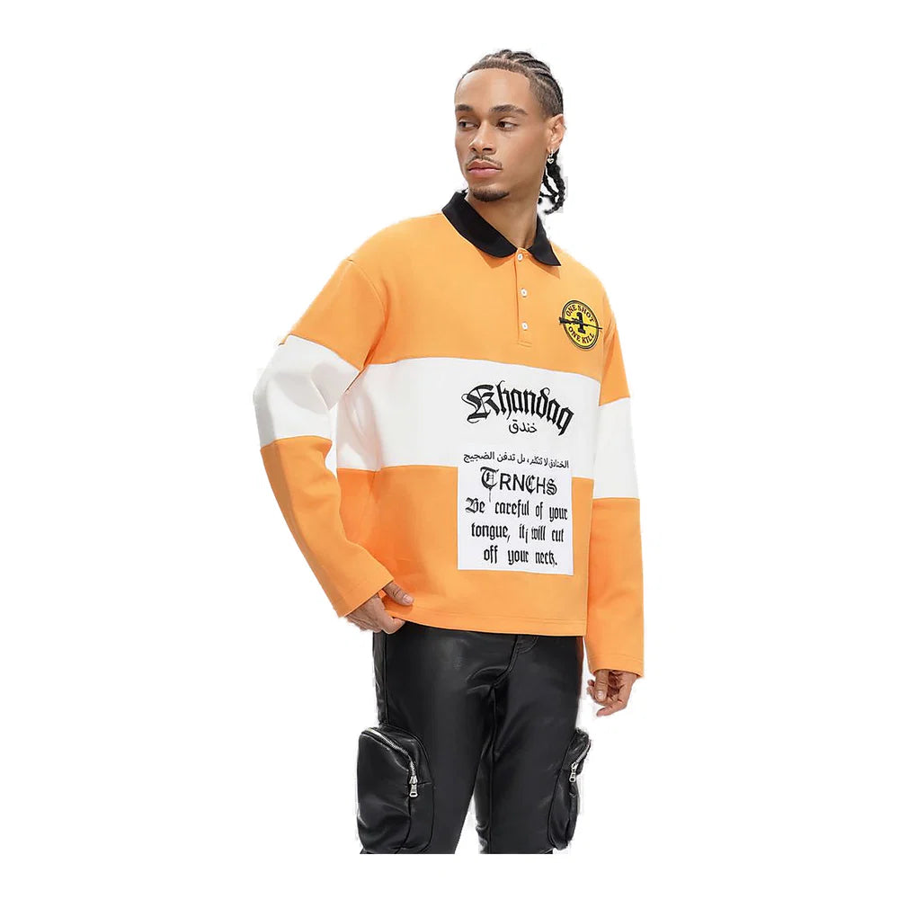 Trnchs Heavyweight Graphic Polo – Rugby Style Streetwear Shirt