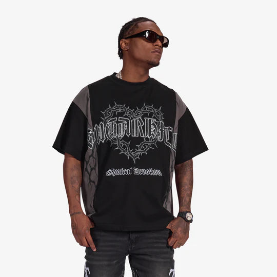 Sugarhill “Devoted” Graphic T-Shirt – Black/Grey