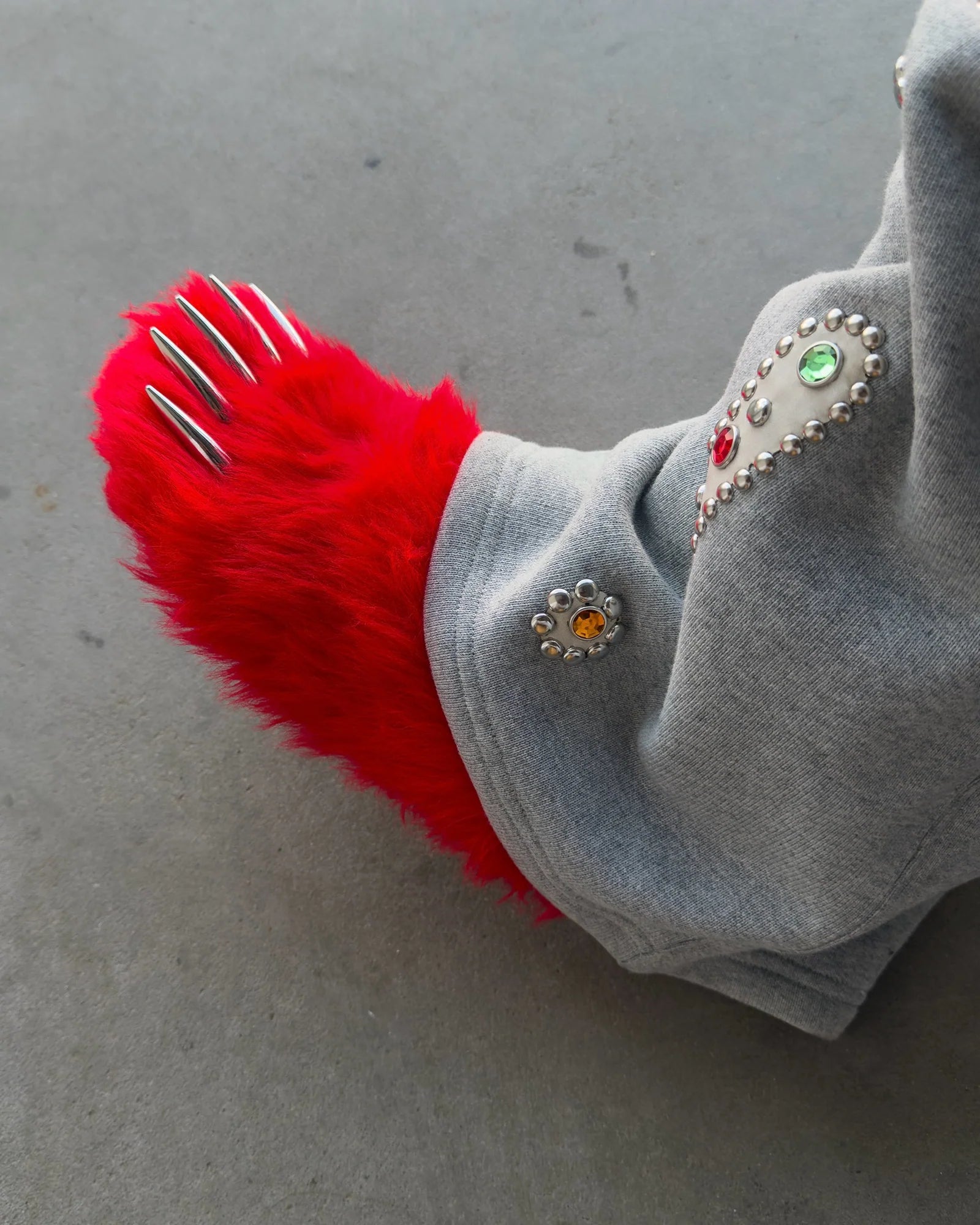 Bravest Studio Red Bear Claw Mules