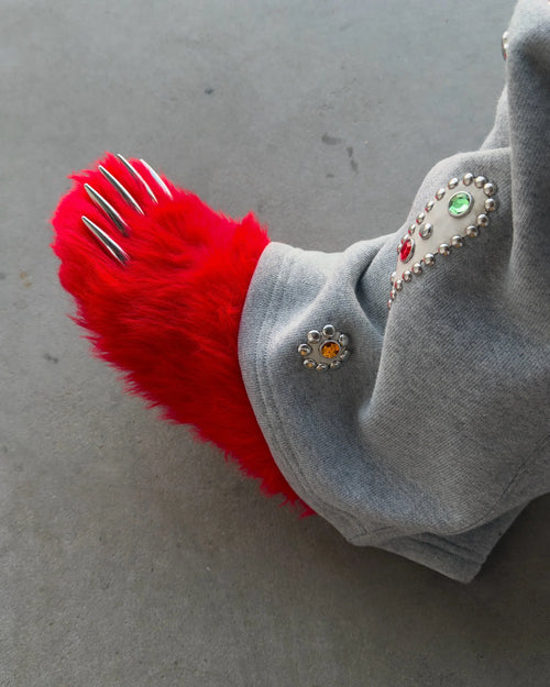 Bravest Studio Red Bear Claw Mules