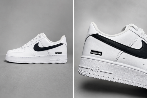Supreme x Nike Air Force 1 Low White/Black