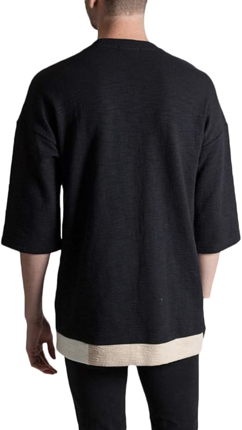KDNK Oversized Layered Colorblock T-Shirt – Minimal Streetwear Fit