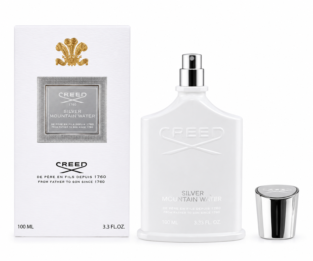 Creed Silver Mountain Water Eau de Parfum – 3.3 fl oz (100 ml) – Fresh & Aquatic Luxury Fragrance